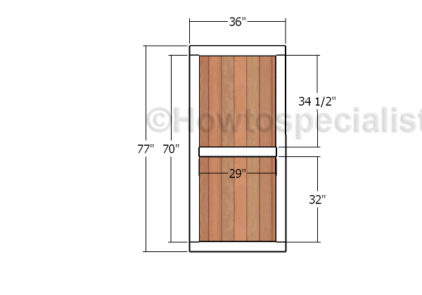 Building the double doors