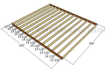 14x16 Barn Shed Plans | HowToSpecialist - How to Build, Step by Step ...