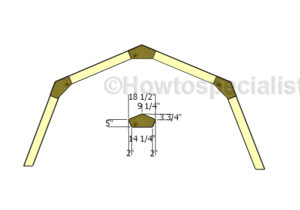 14x16 Barn Shed Roof Plans | HowToSpecialist - How to Build, Step by ...