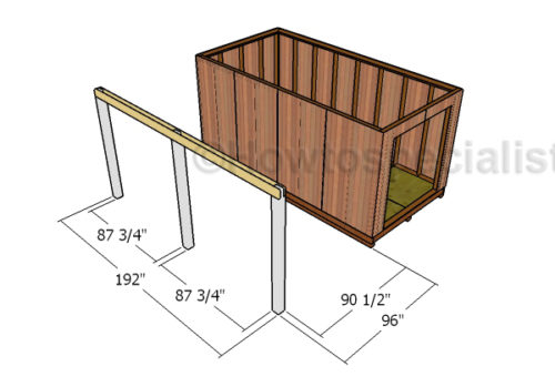 How to Build a 8x16 Shed with Porch | HowToSpecialist - How to Build ...