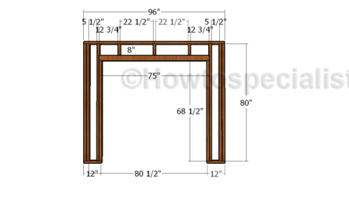 Front wall - Frame