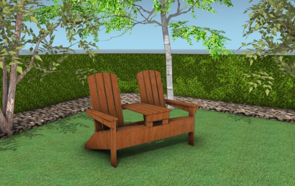 How to build a double adirondack chair