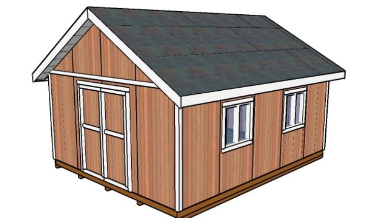16x20 Shed Plans