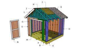 10x10 Shed Plans - DIY Step by Step | HowToSpecialist - How to Build ...