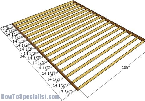 16x20 Shed Plans | HowToSpecialist - How to Build, Step by Step DIY Plans