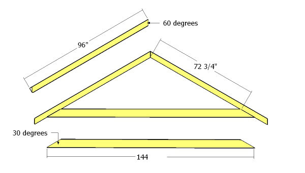12x12 gable shed roof plans howtospecialist - how to