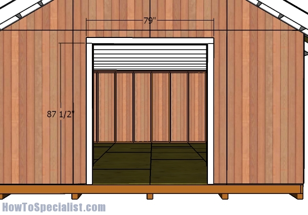 16x20 Double Shed Doors Plans HowToSpecialist - How to ...