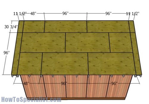 16x20 Gable Shed Roof Plans | HowToSpecialist - How to Build, Step by ...