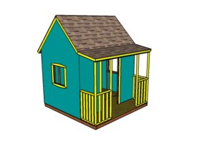 Outdoor Playhouse Railings Plans | HowToSpecialist - How to Build, Step ...