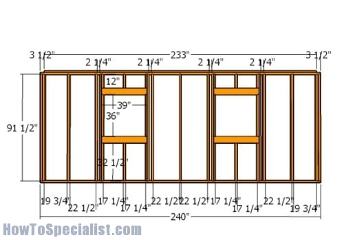 16x20 Shed Plans | HowToSpecialist - How to Build, Step by Step DIY Plans