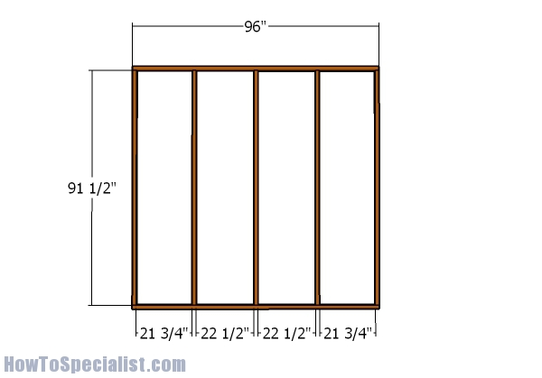 Tall side wall - Frame