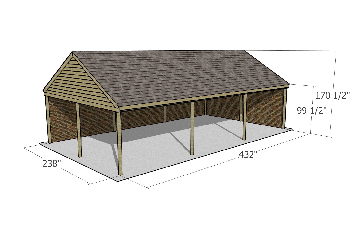 Triple carport plans