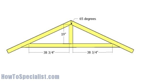 8x10 Shed Roof Plans | HowToSpecialist - How to Build, Step by Step DIY ...