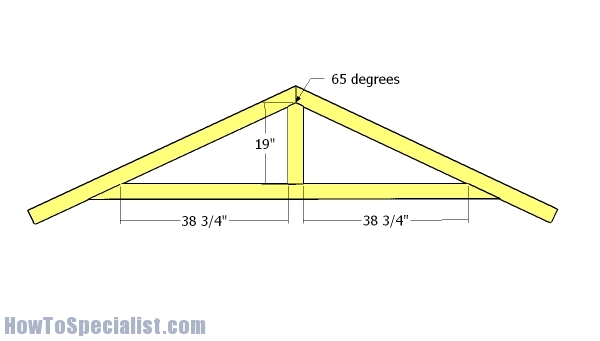 8x10 Shed Roof Plans | HowToSpecialist - How to Build, Step by Step DIY ...