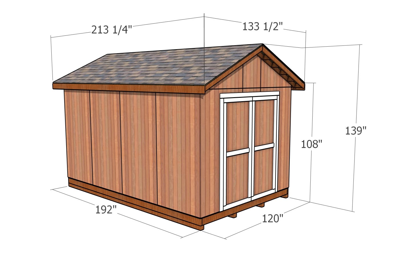 10x16 Shed Plans