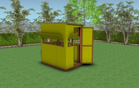 4x6 Shooting House Plans