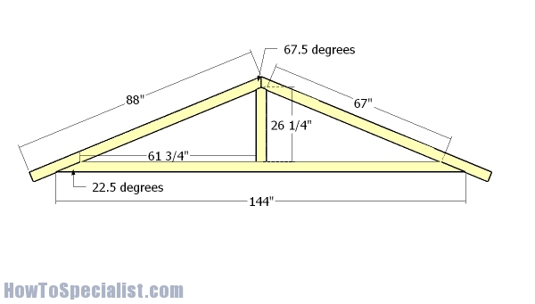 Building a trusses | HowToSpecialist - How to Build, Step by Step DIY Plans