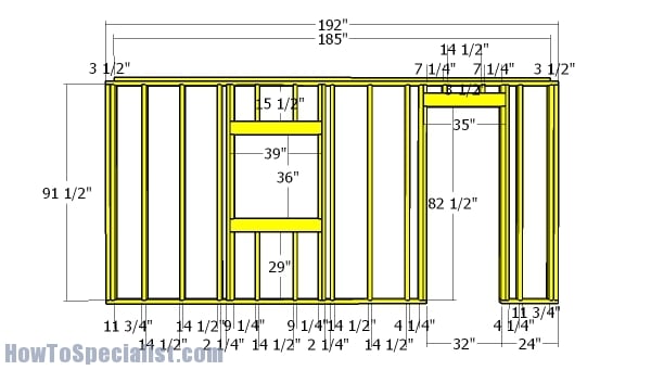 Free 12x16 Garden Shed Plans | HowToSpecialist - How to Build, Step by ...