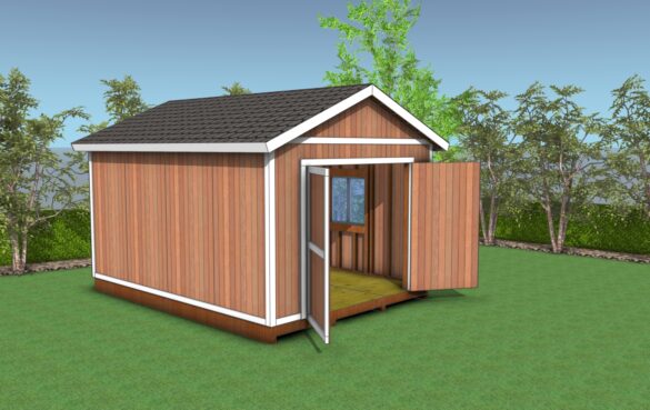 12x16 shed plans