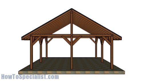 20x20 Pavilion Roof - Step by Step Plans | HowToSpecialist - How to ...