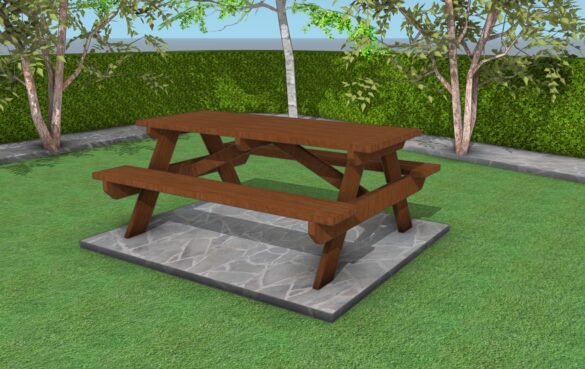 6 ft picnic table