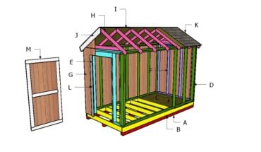 Building a 6x12 shed