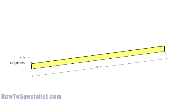 Large 16' Picnic Table Plans | HowToSpecialist - How to Build, Step by ...