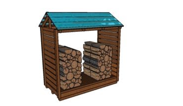 Firewood Shed Plans
