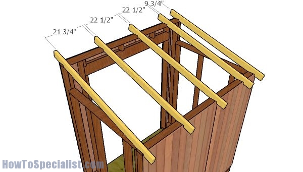 5x7 Lean to Shed Roof Plans HowToSpecialist - How to 