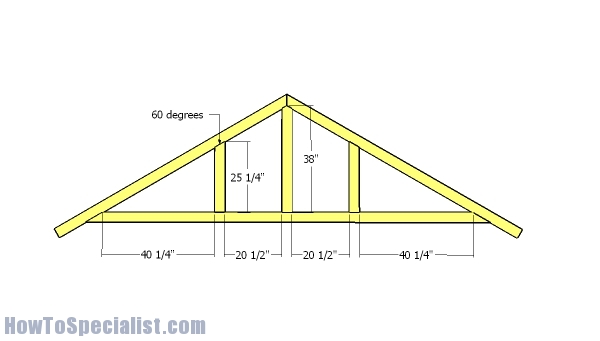 12x10 Shed Roof Plans | HowToSpecialist - How to Build, Step by Step ...