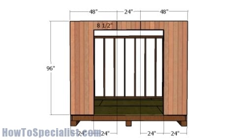 10x10 Shed Plans - Gambrel Shed | HowToSpecialist - How to Build, Step ...