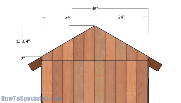4x12 Gable Shed Roof Plans HowToSpecialist - How to 