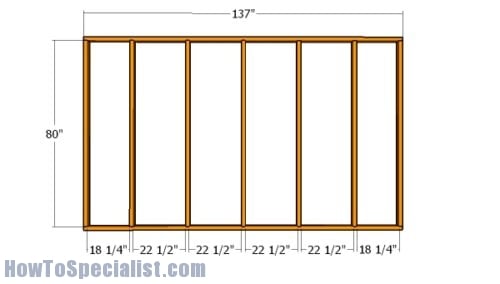 4x12 Gable Shed - Free DIY Plans | HowToSpecialist - How to Build, Step ...