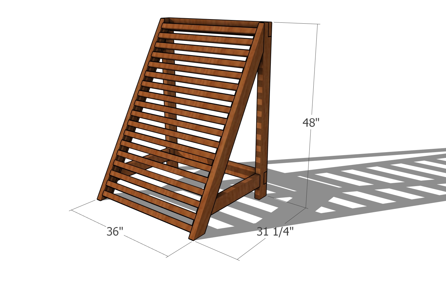 Vegetable Trellis Plans - dimensions