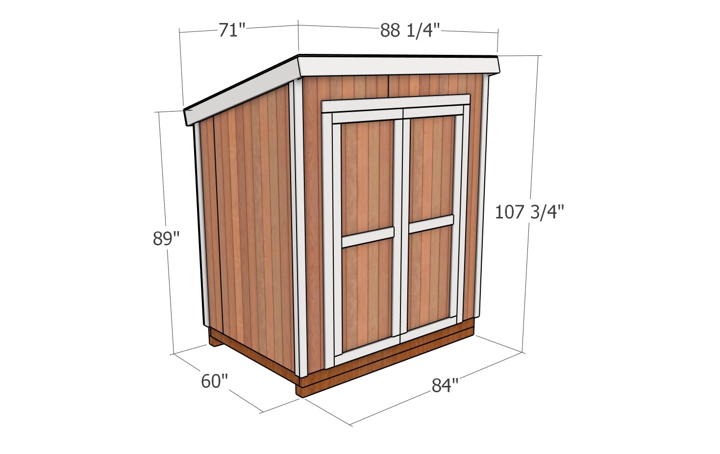 5x7 Shed Plans