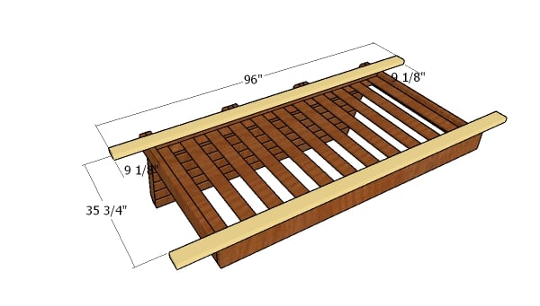 Swing Bed Plans - Free DIY Plans | HowToSpecialist - How to Build, Step ...