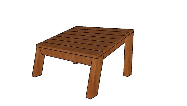 Garden Chair Footrestl Free Diy Plans, Wooden Footstool Plans
