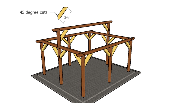 14x16 Pavilion - Free DIY Plans | HowToSpecialist - How to Build, Step ...