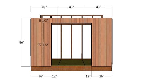 Short side wall siding sheets | HowToSpecialist - How to Build, Step by ...