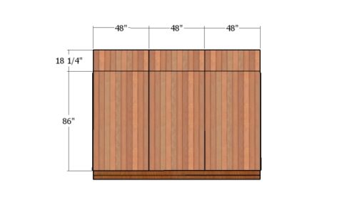 Tall side wall siding sheets