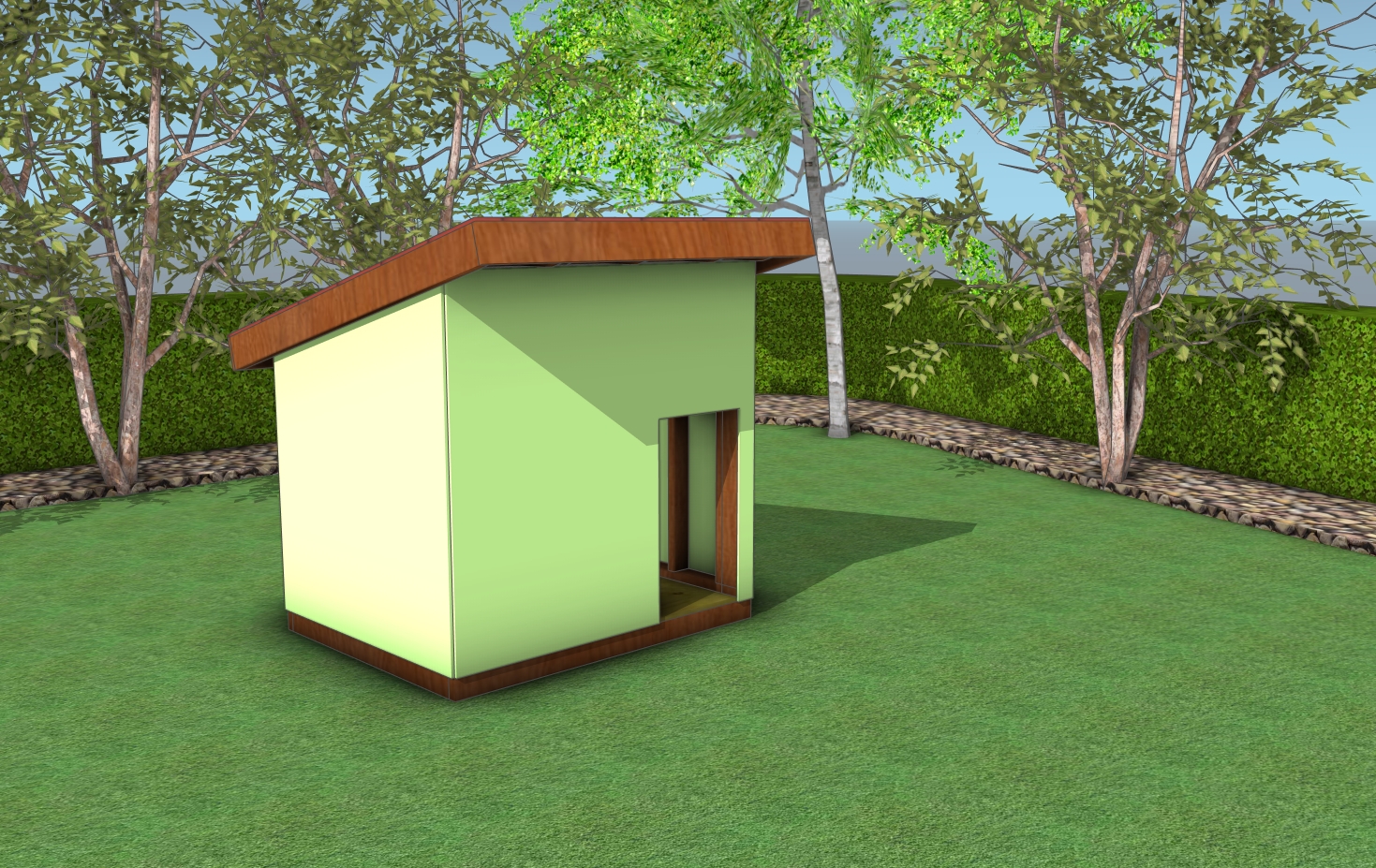 How to build a XL dog house