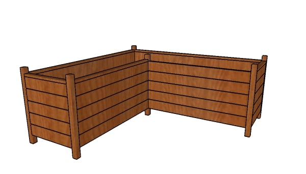 Modern Corner Planter Box Plans