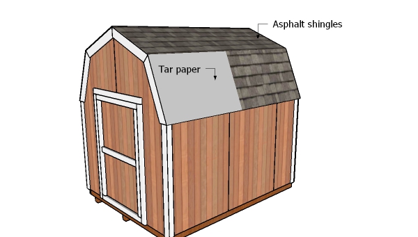 8x10 Gambrel Shed Roof - Free DIY Plans | HowToSpecialist - How to ...