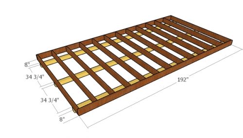 8x16 Gambrel Shed - Free DIY Plans | HowToSpecialist - How to Build ...