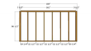 8x14 Gable Shed - Free DIY Plans | HowToSpecialist - How to Build, Step ...