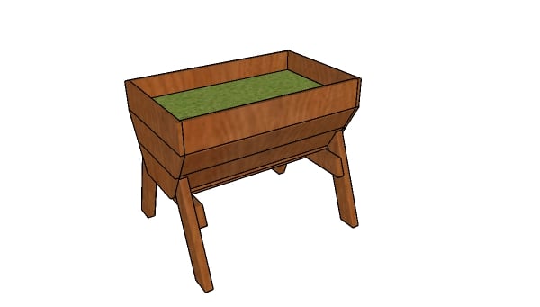 Small raised vegetable planter plans