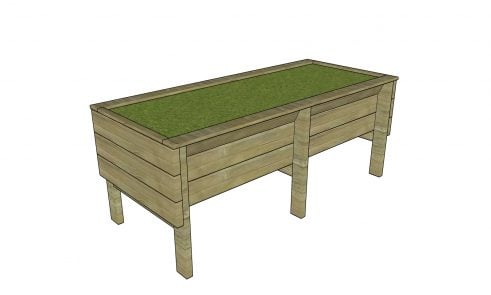 Vegetable Trough Planter Plans