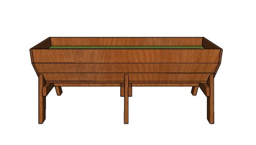 Veggie growing Trough Planter Plans