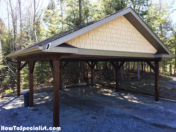 DIY Double Carport | HowToSpecialist - How to Build, Step by Step DIY Plans