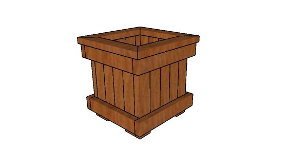 Planter Box made from 2x4s Plans HowToSpecialist - How 